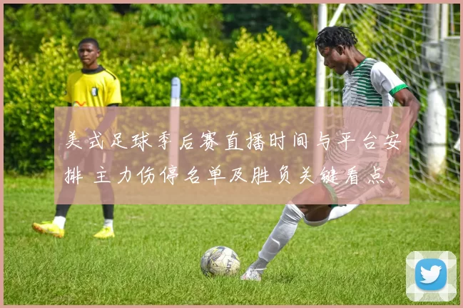 美式足球季后赛直播时间与平台安排 主力伤停名单及胜负关键看点